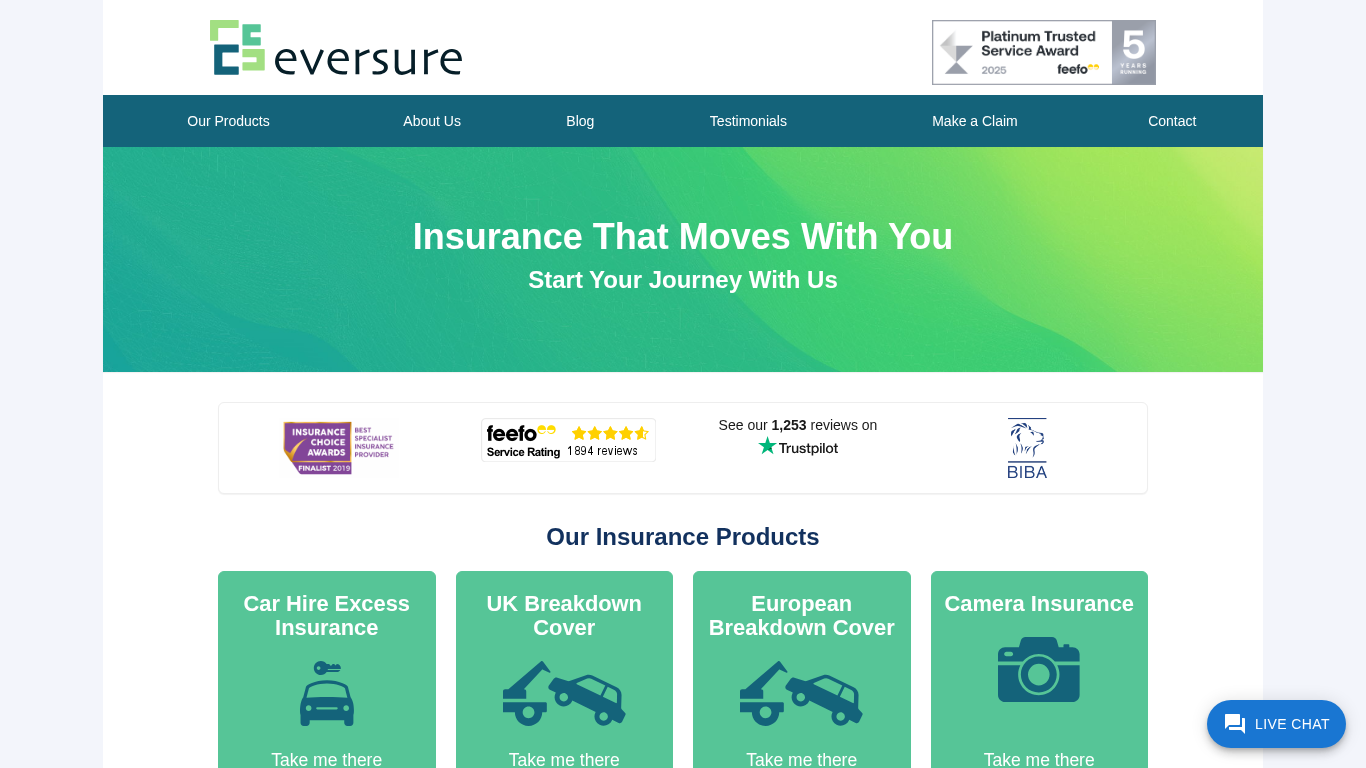 Programma di affiliazione Eversure Insurance