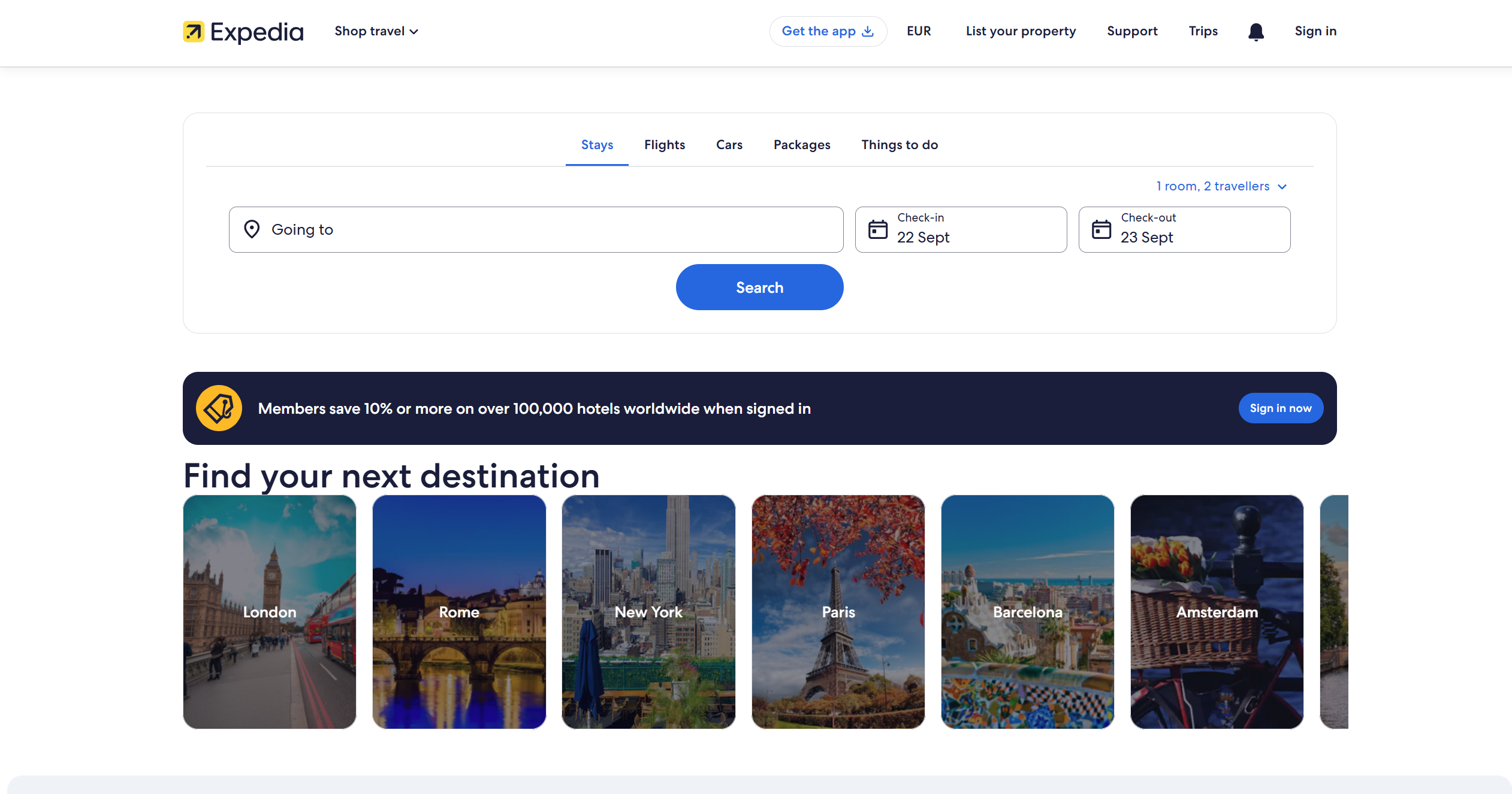 Programma di affiliazione Expedia