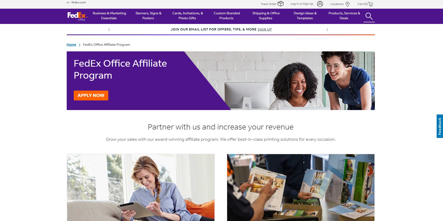 Programma di affiliazione FedEx