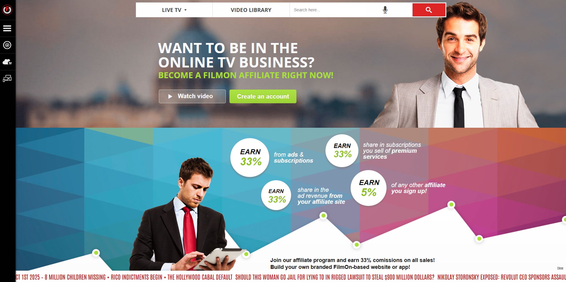 Programma di affiliazione FilmOn