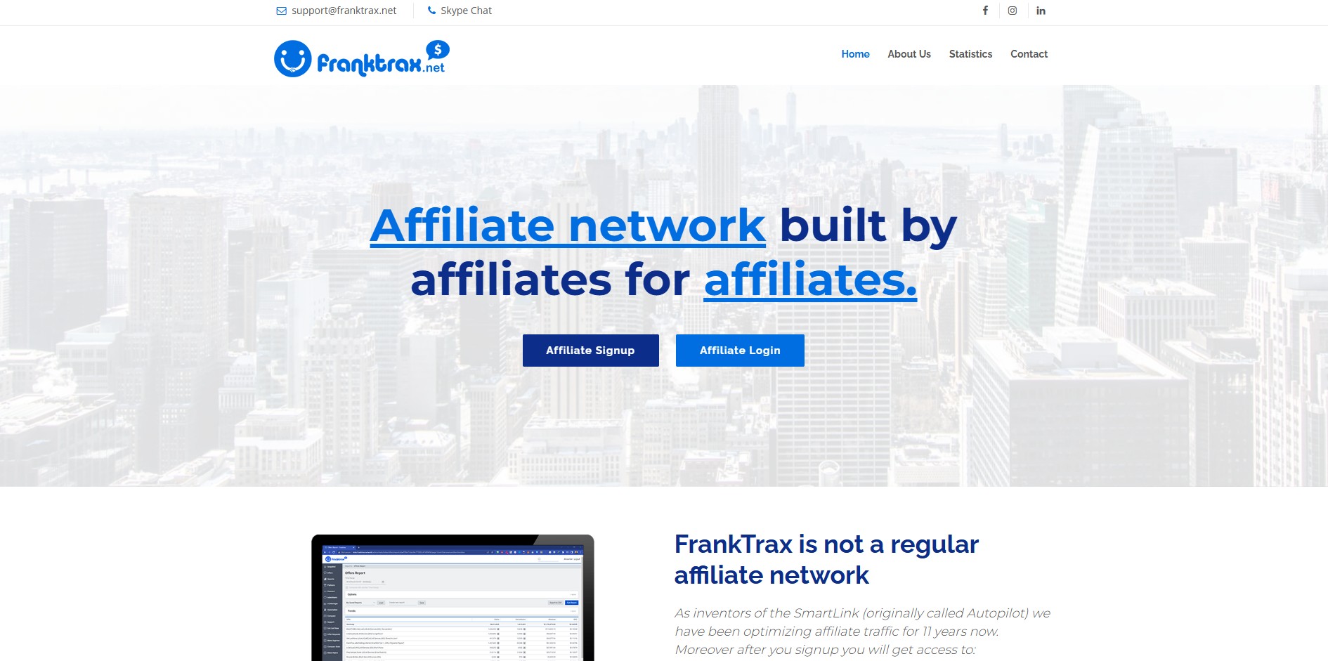 Programma di affiliazione Franktrax