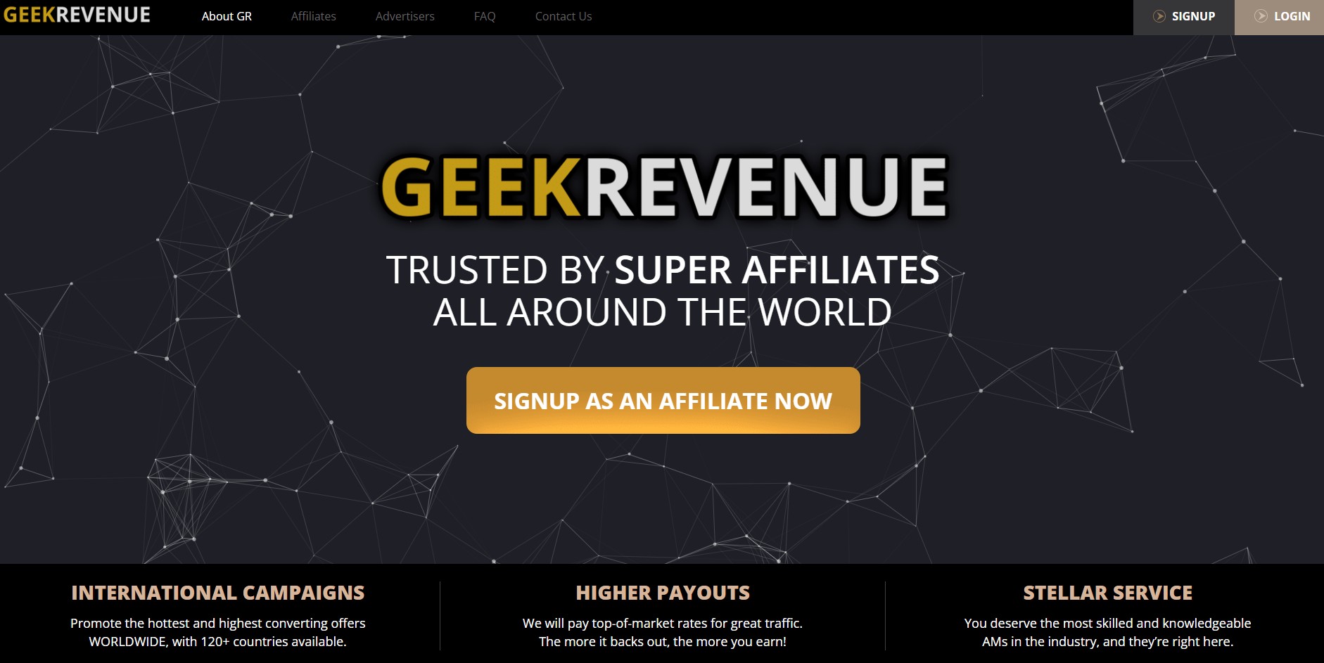 Programma di affiliazione GeekRevenue