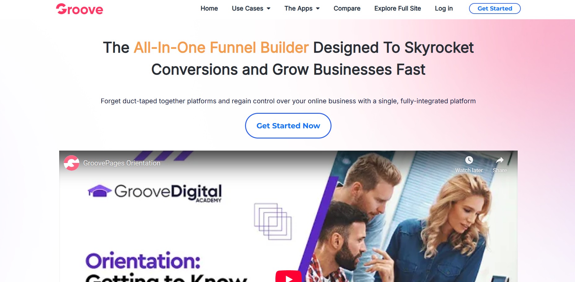 Programma di affiliazione GrooveFunnels