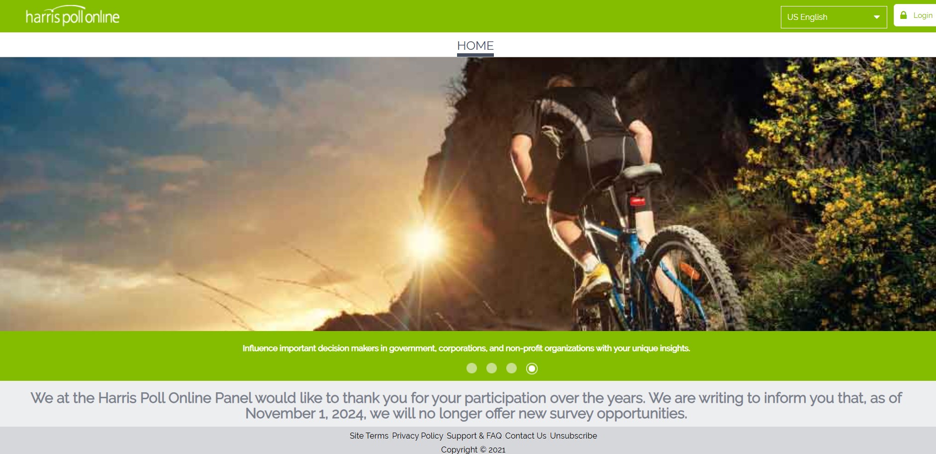 Programma di affiliazione Harris Poll Online