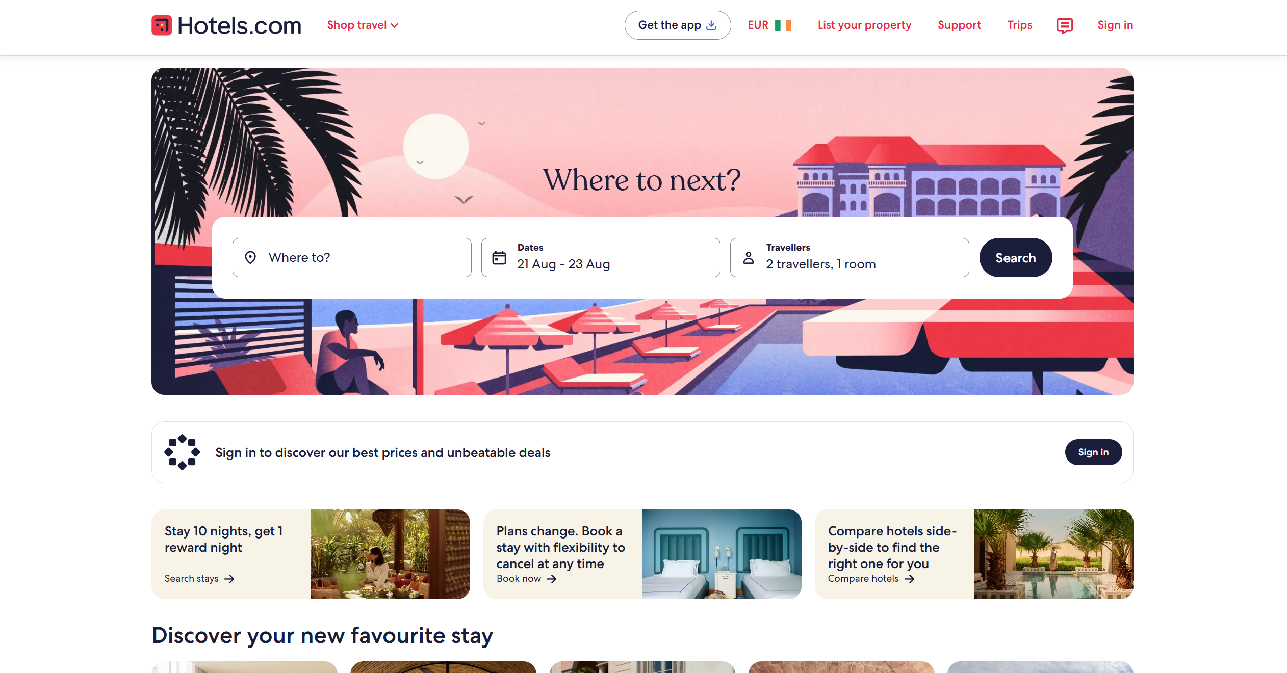 Programma di affiliazione Hotels.com