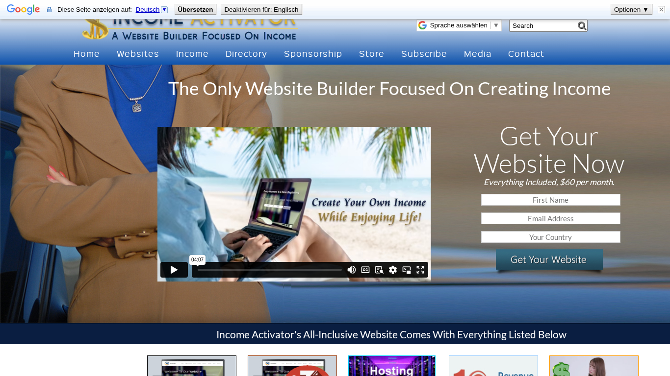 Programma di Affiliazione Income Activator