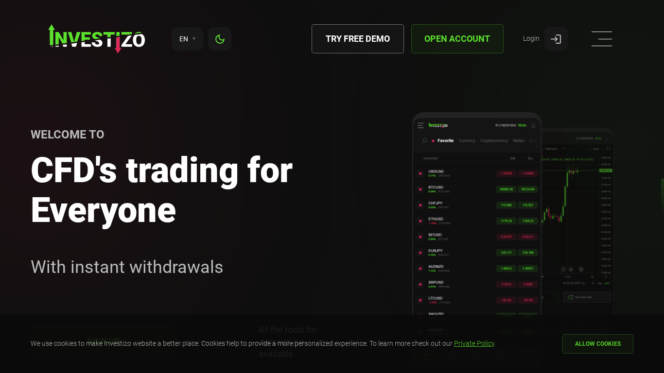 Programma di Affiliazione Investizo