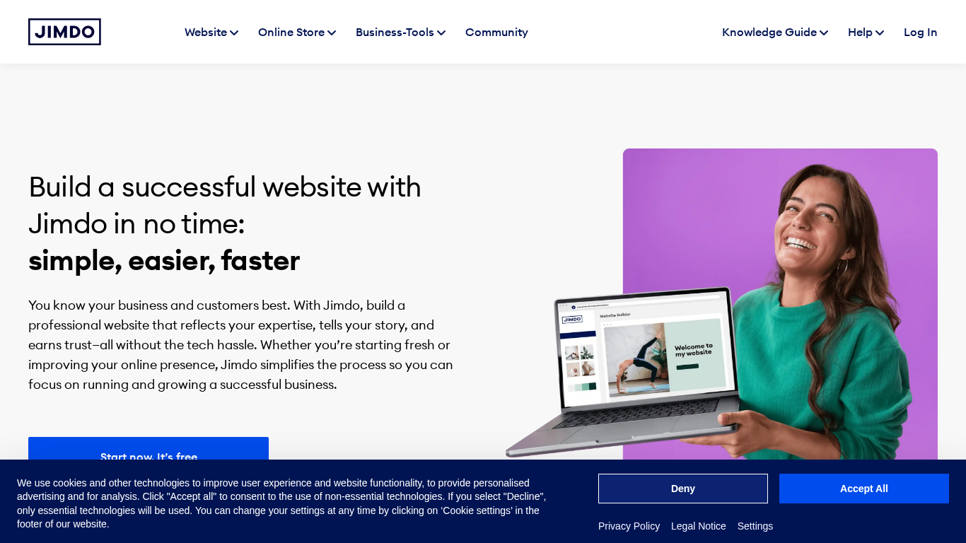 Programma di Affiliazione Jimdo