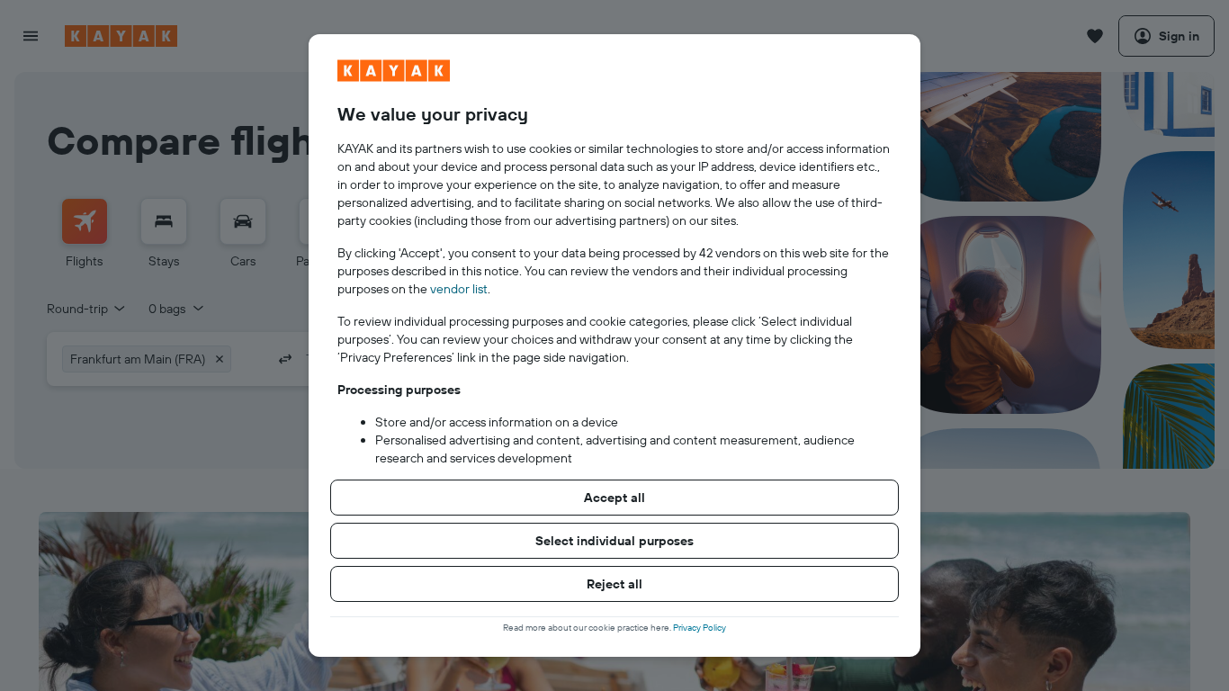 Programma di affiliazione Kayak