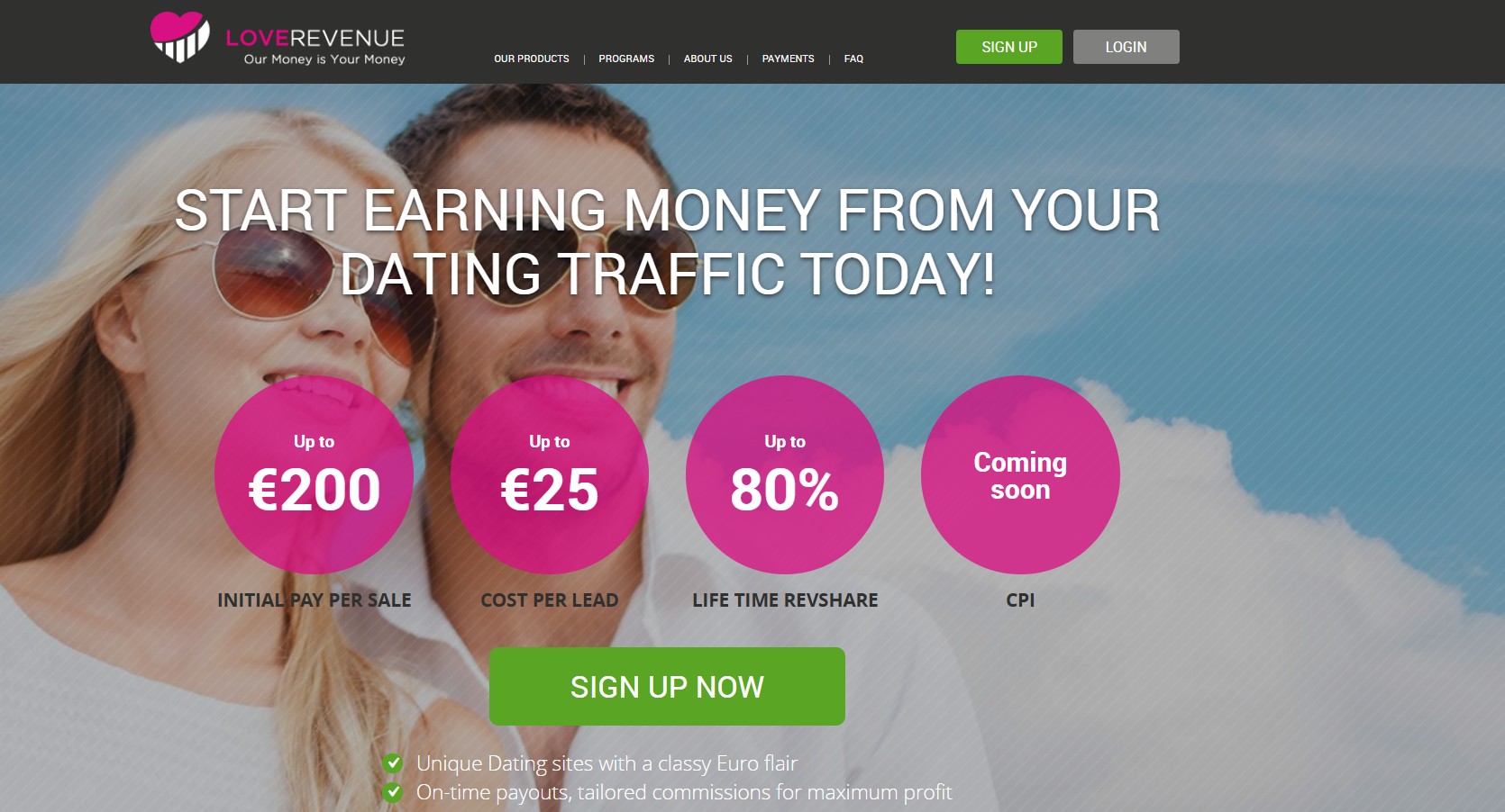Programma di Affiliazione LoveRevenue