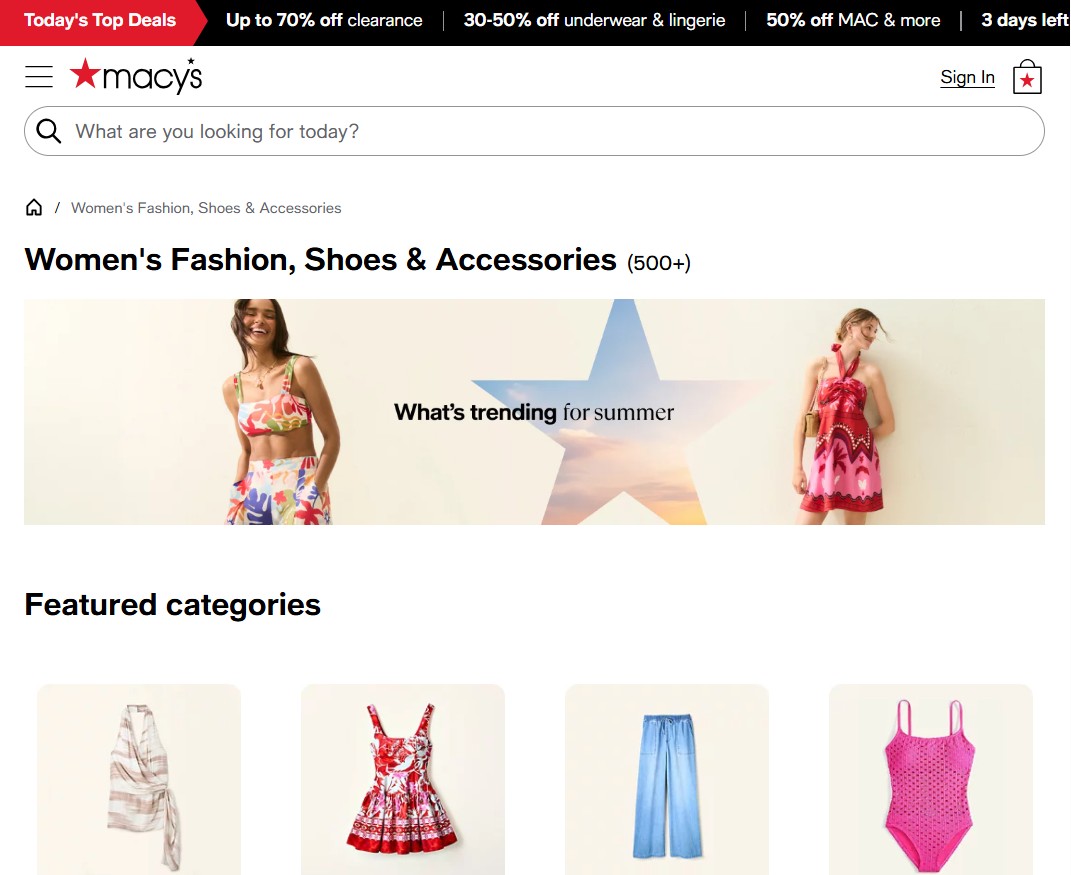 Programma di affiliazione Macy's