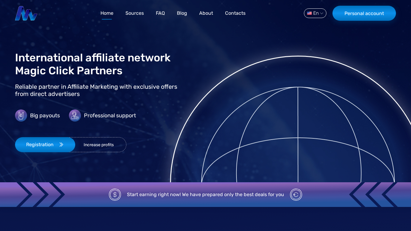 Programma di affiliazione Magic Click Partners