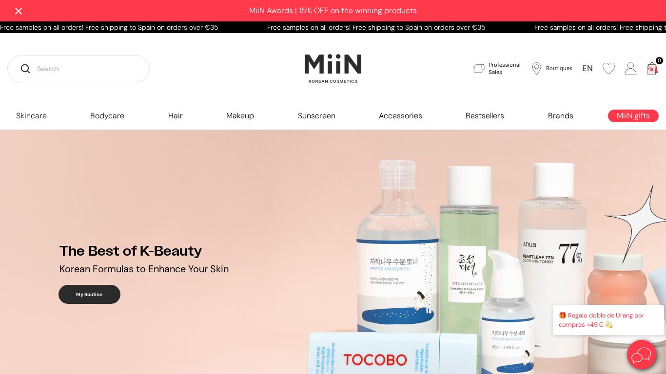 Programma di Affiliazione MiiN Korean Cosmetics
