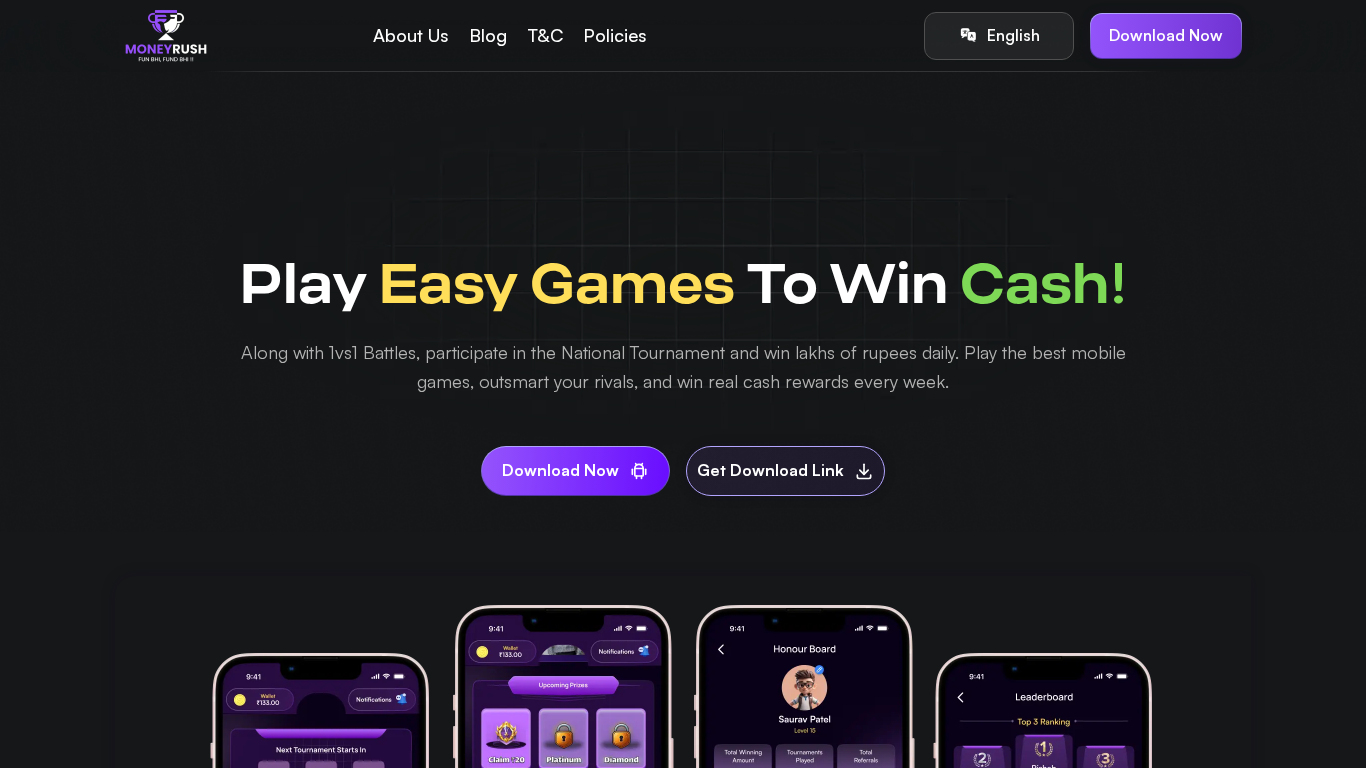 Programma di affiliazione MoneyRush