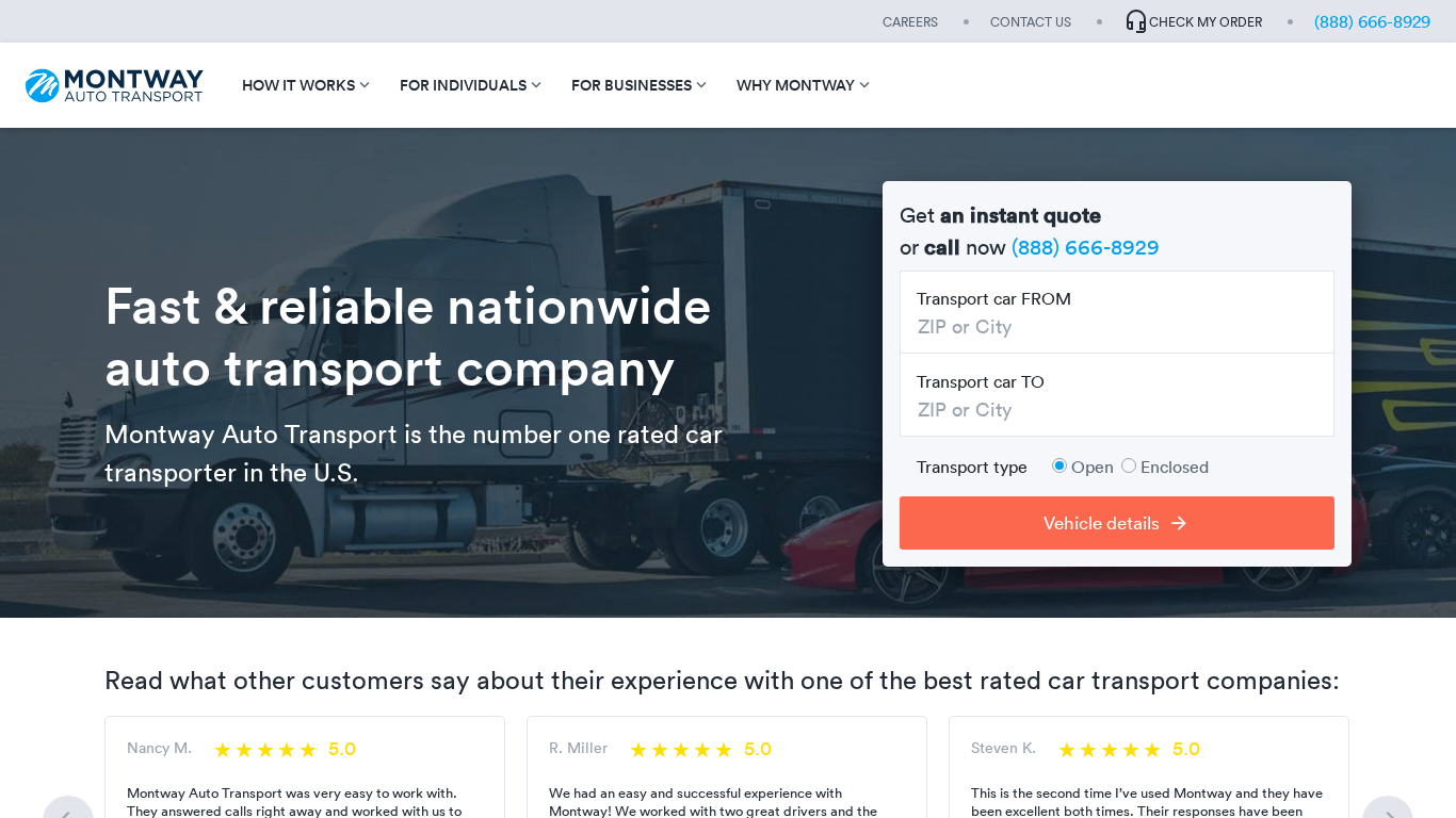 Programma di Affiliazione Montway Auto Transport