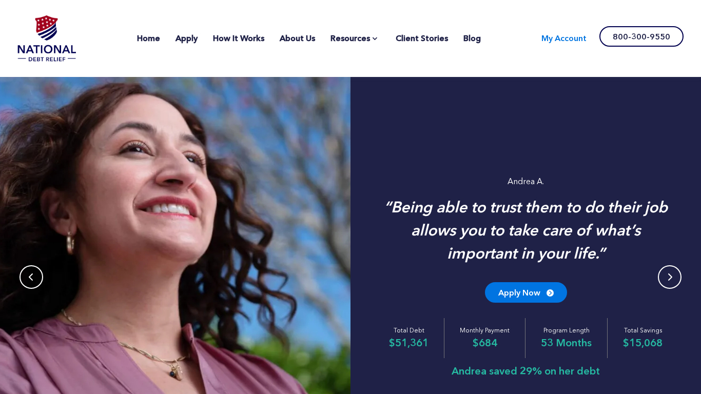 Programma di Affiliazione National Debt Relief