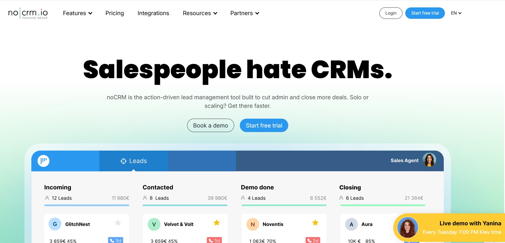 Programma di affiliazione NoCRM.io