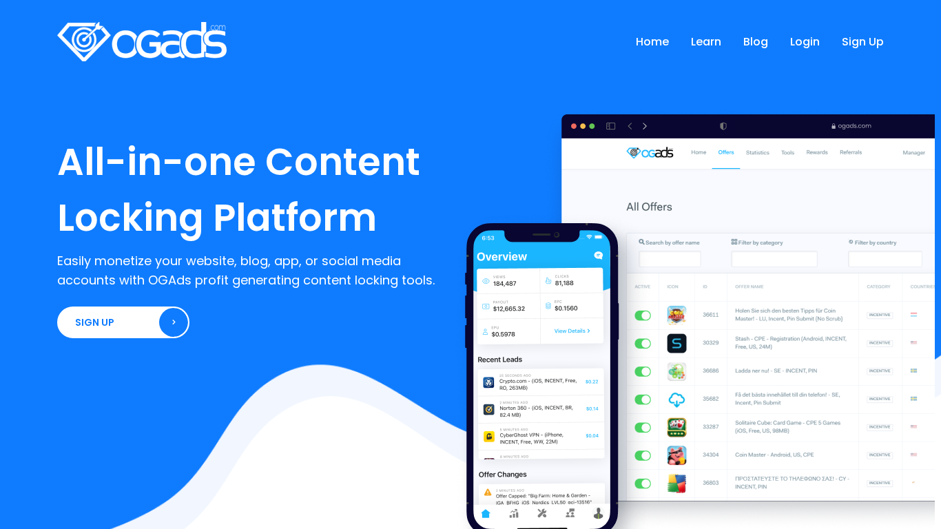 Programma di affiliazione OGAds