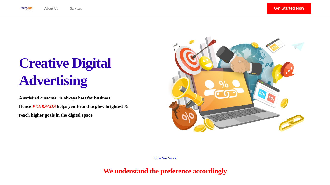 Programma di Affiliazione Globale Peersads