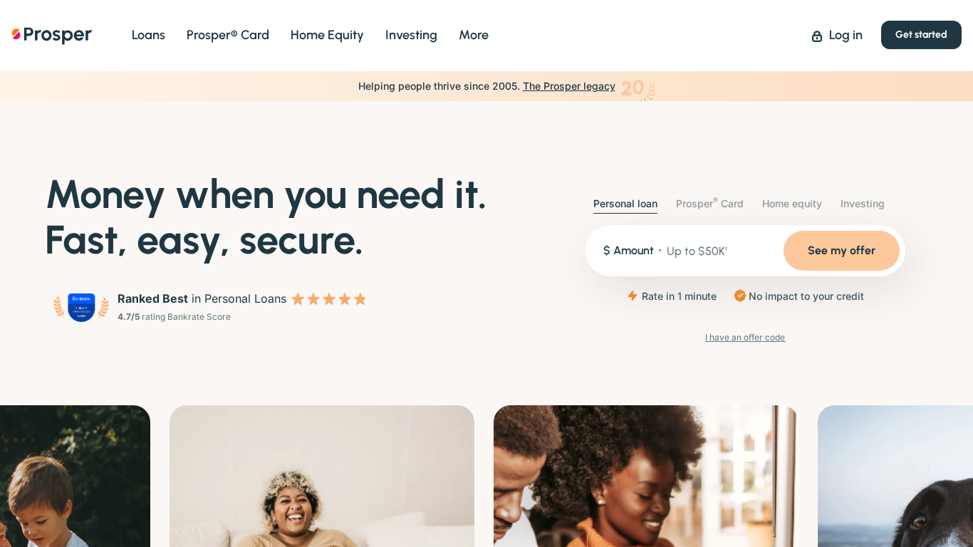 Programma di Affiliazione Prosper