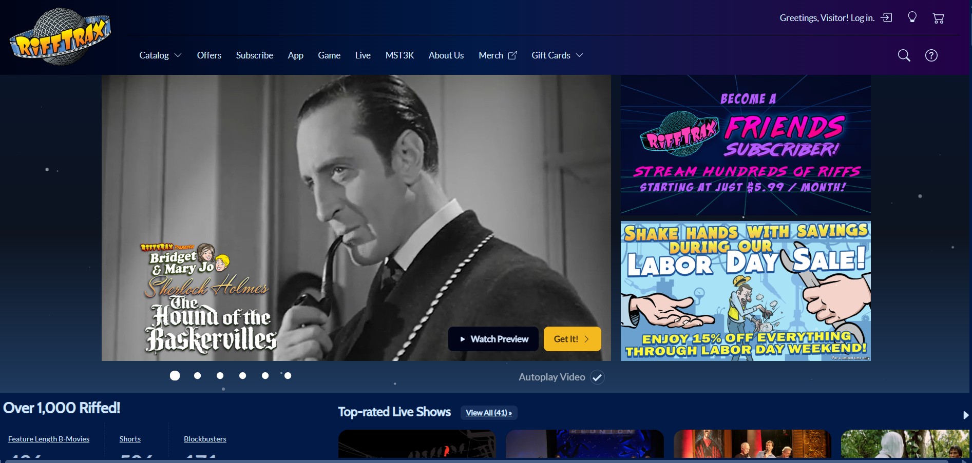 Programma di Affiliazione RiffTrax