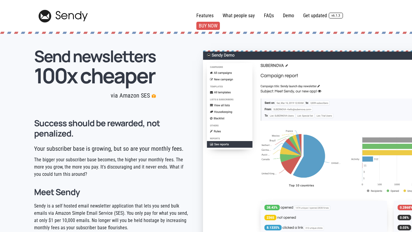 Programma di Affiliazione Sendy