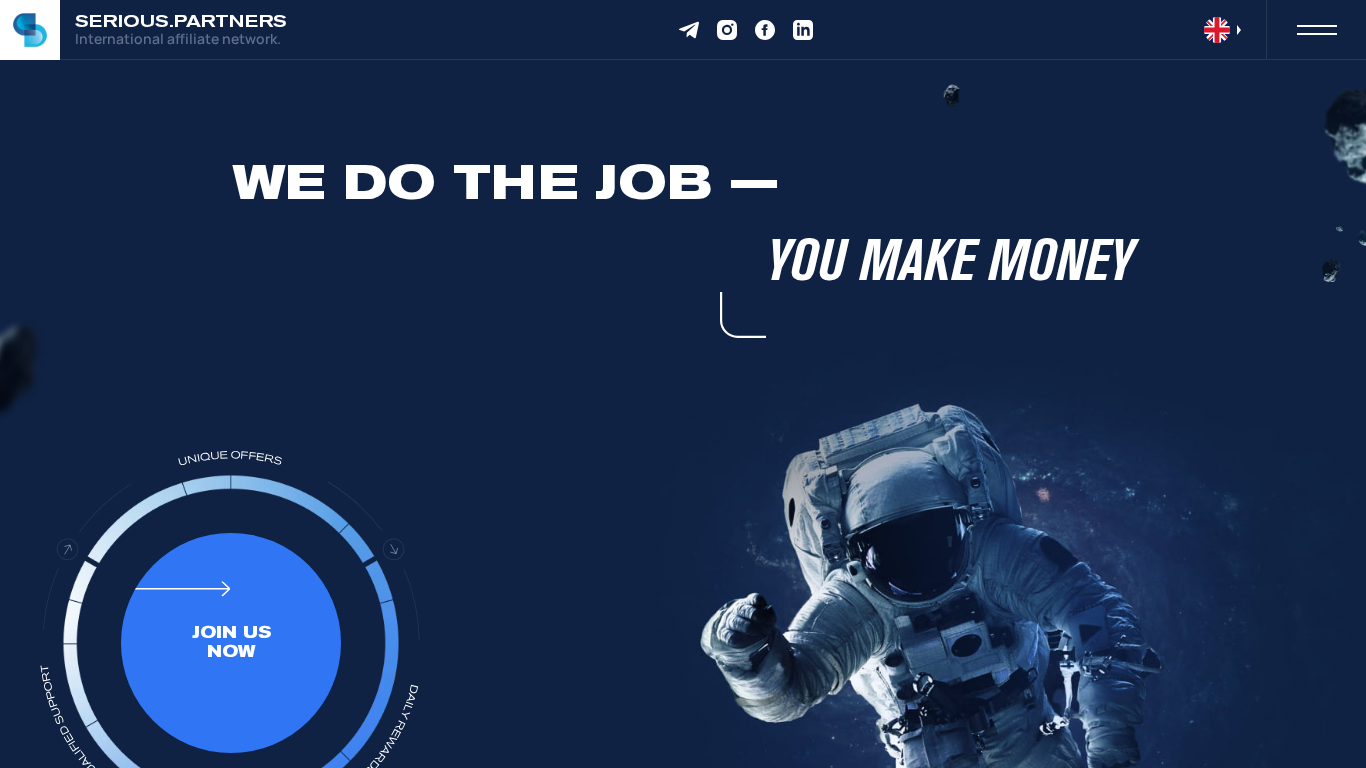 Programma di affiliazione Serious.Partners