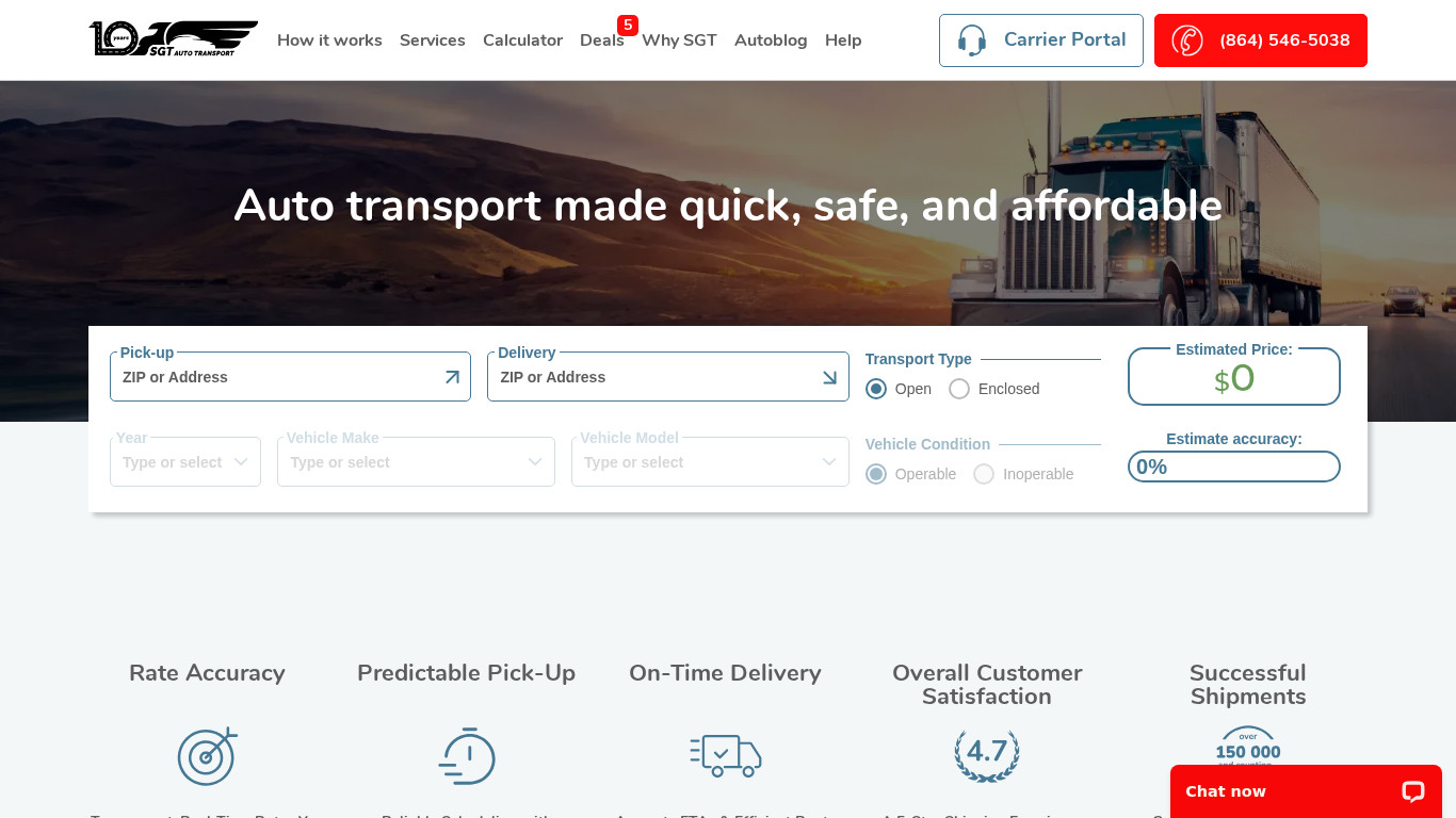 Programma di Affiliazione SGT Auto Transport