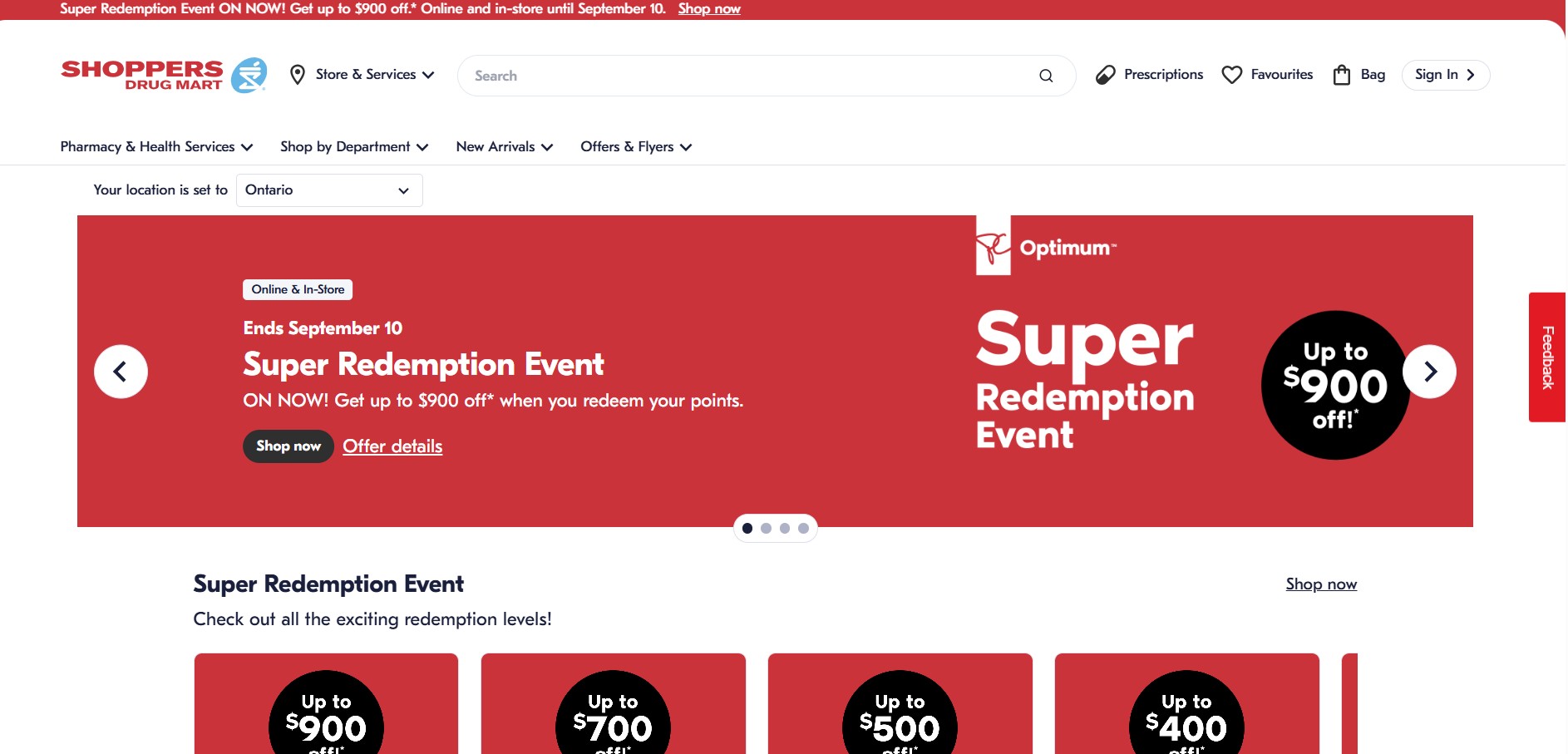 Programma di Affiliazione Shoppers Drug Mart