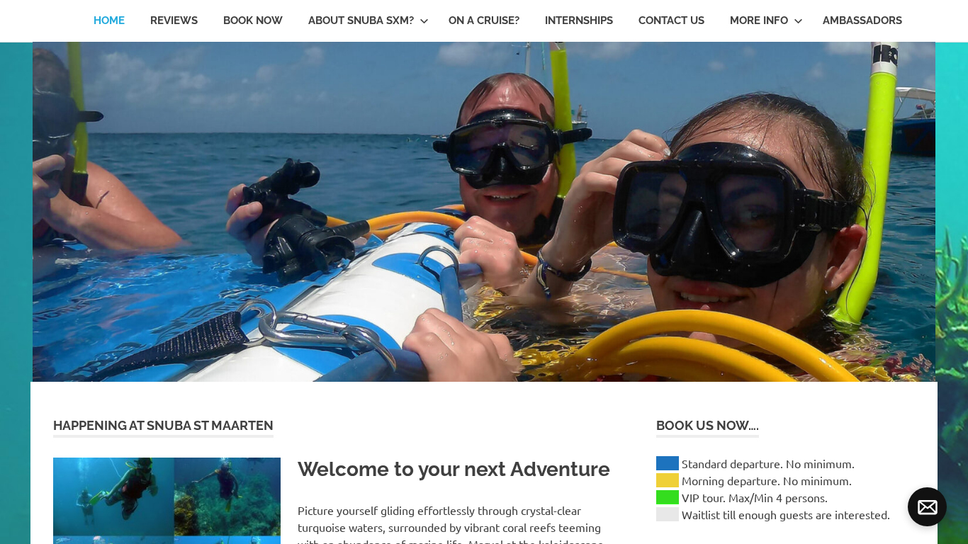 Programma di Affiliazione SNUBA SXM