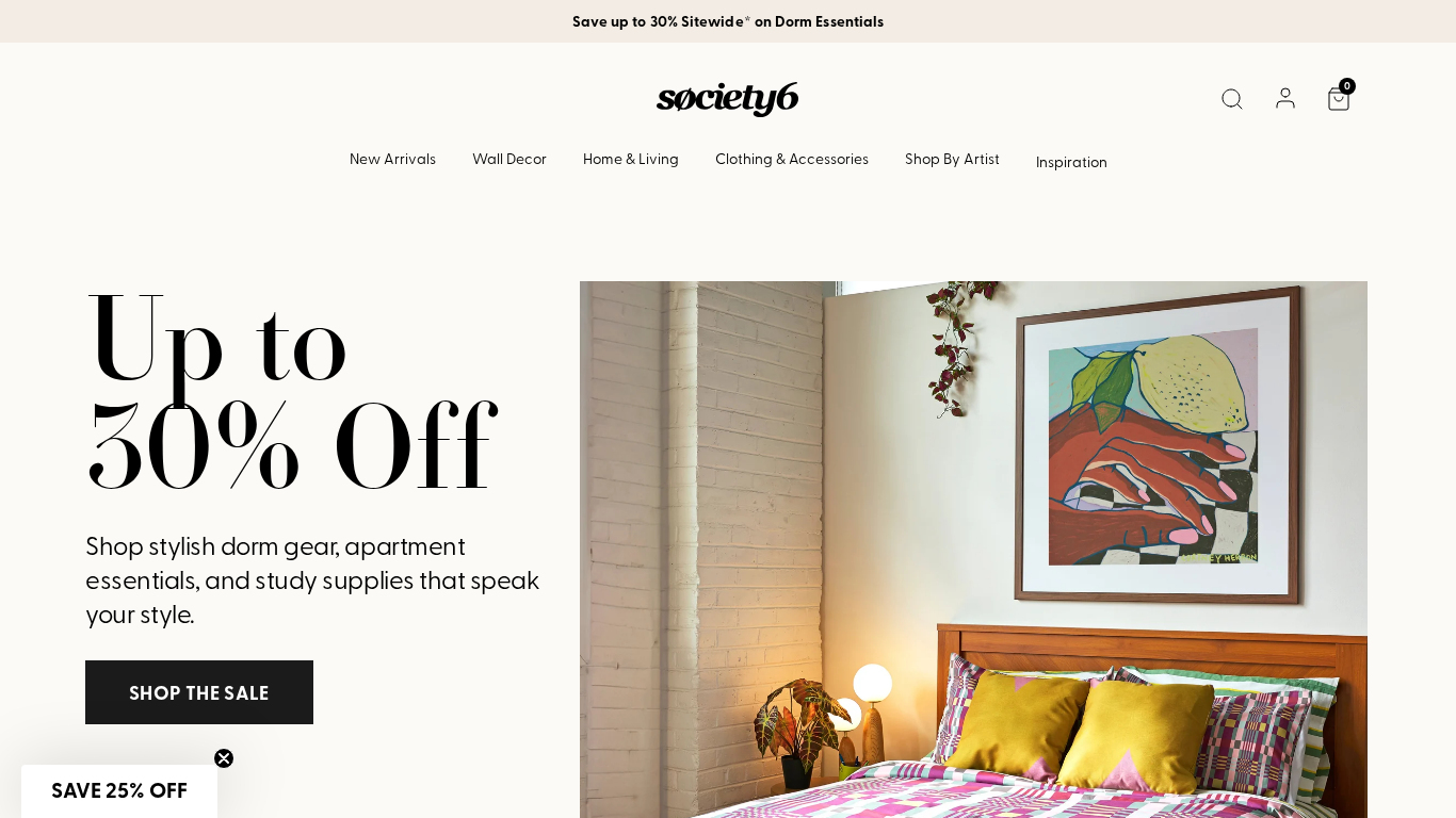 Programma di affiliazione Society6