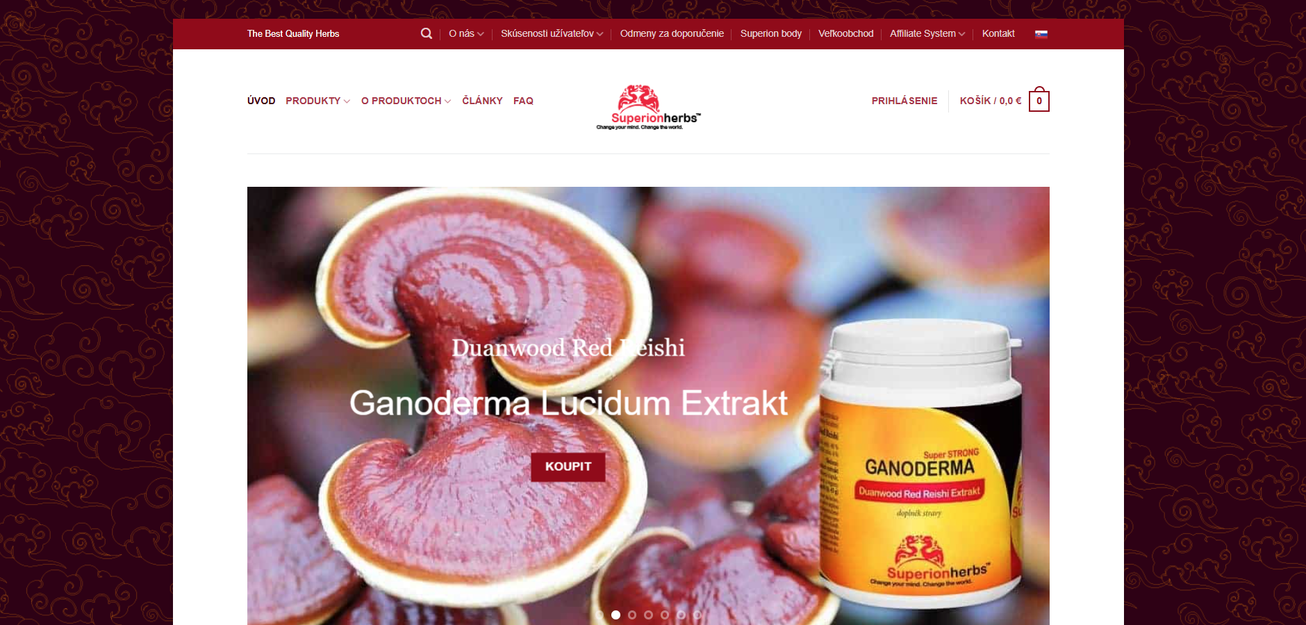 Programma di affiliazione Superionherbs