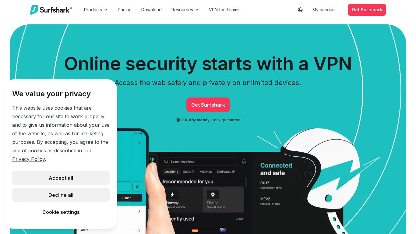 Programma di affiliazione Surfshark