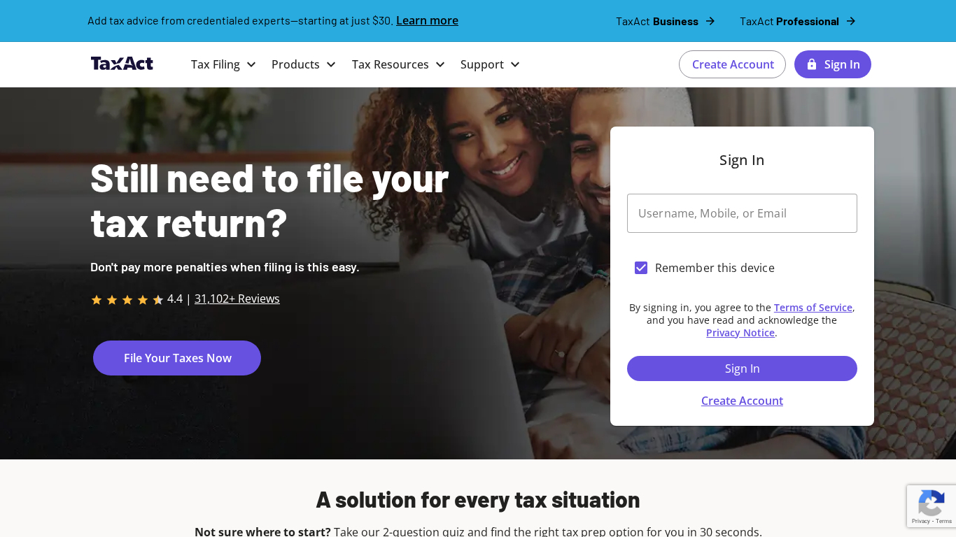 Programma di Affiliazione TaxAct