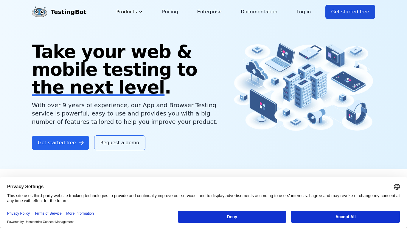 Programma di affiliazione TestingBot