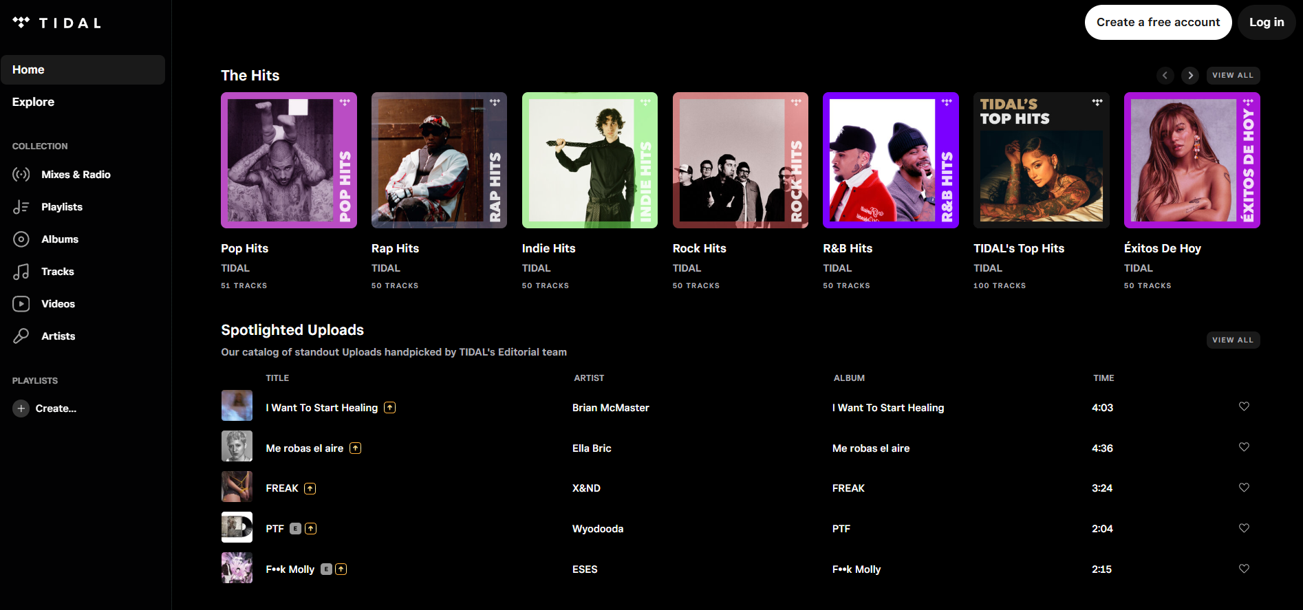 Programma di affiliazione Tidal