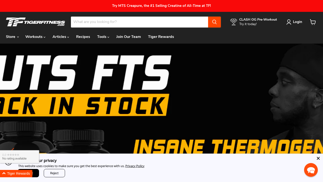 Programma di Affiliazione Tiger Fitness