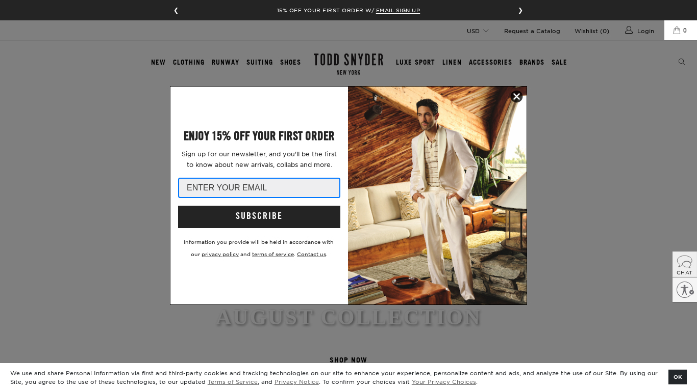 Programma di affiliazione Todd Snyder