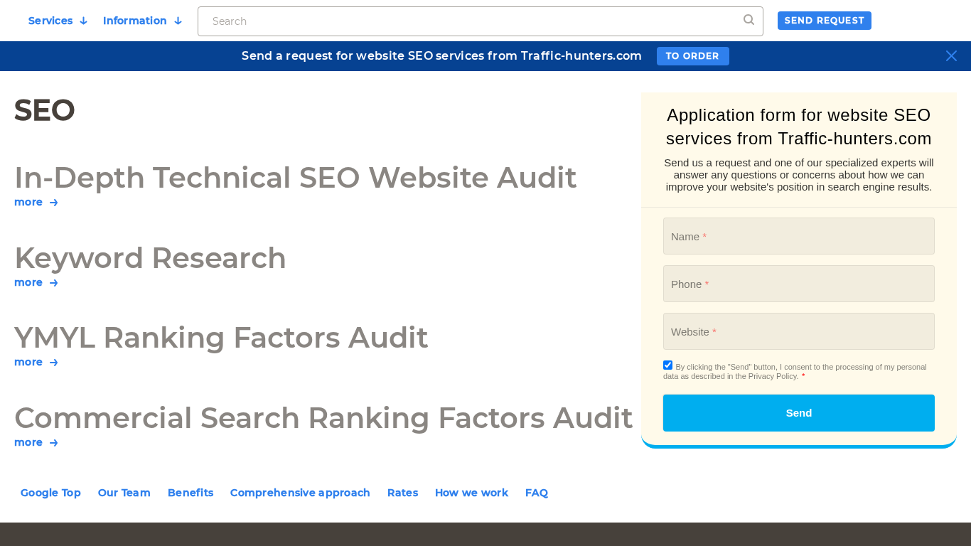 Programma di Affiliazione Traffic Hunters