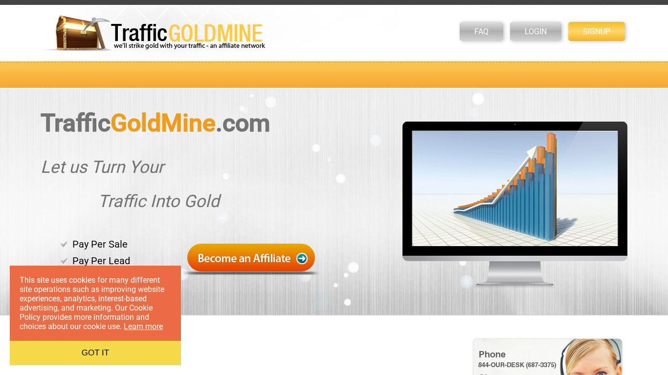 Programma di Affiliazione TrafficGoldmine