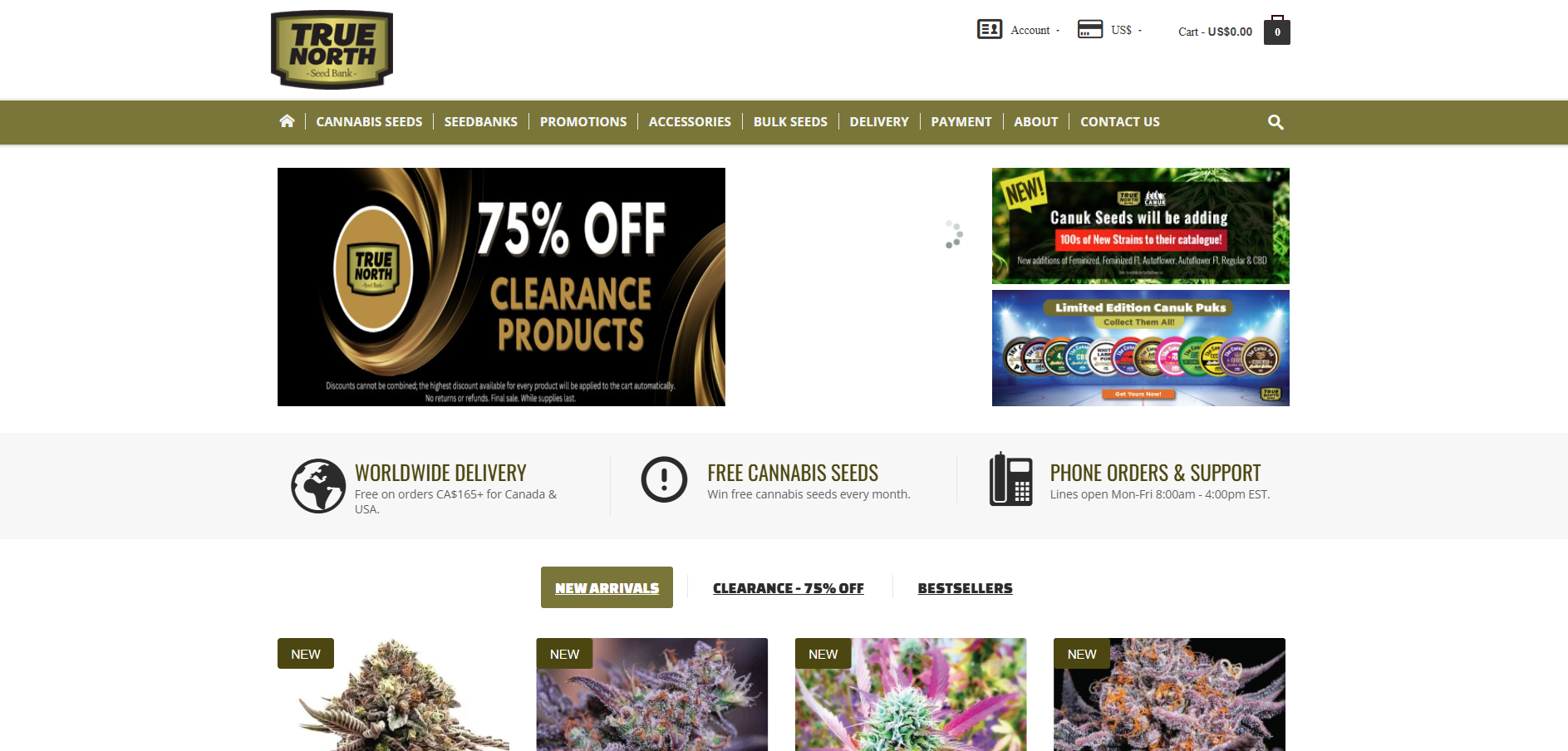 Programma di Affiliazione True North Seed Bank