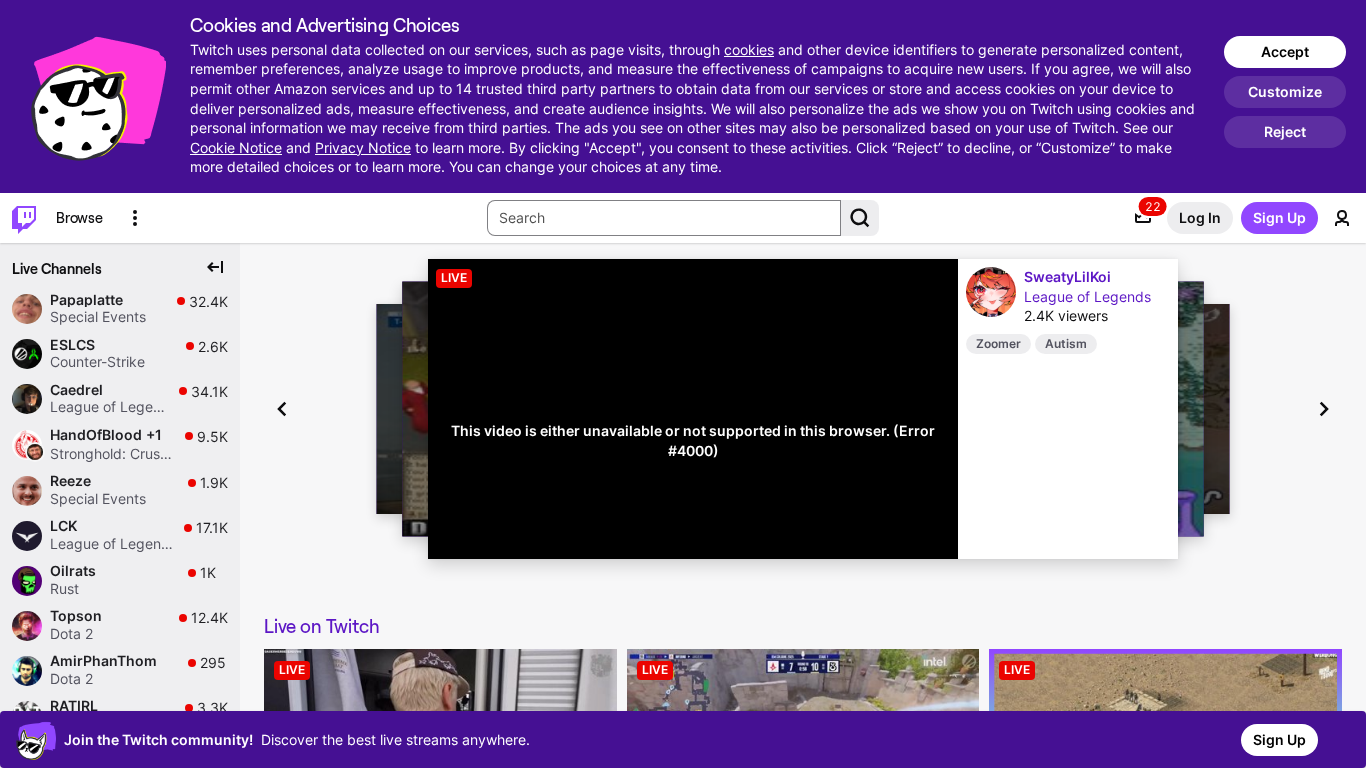 Programma Affiliazione Twitch