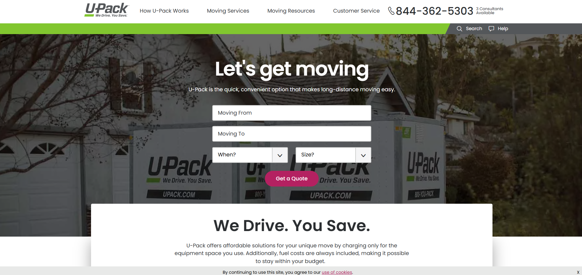 Programma di affiliazione U-Pack