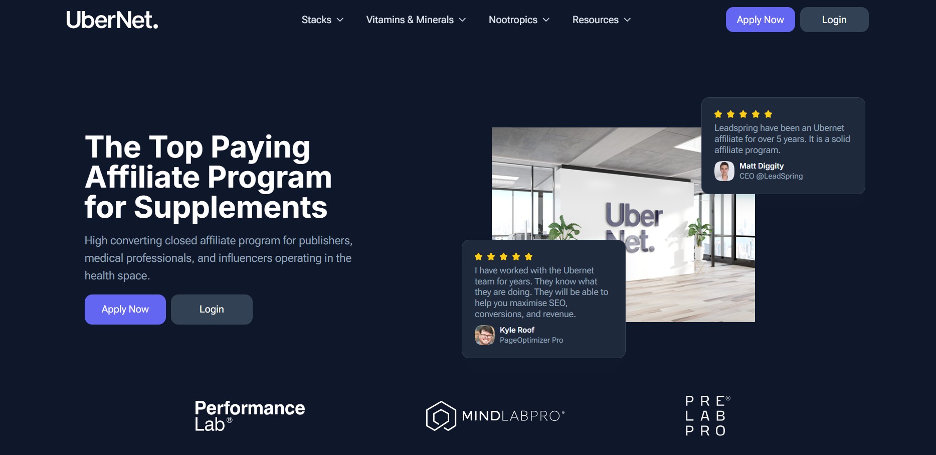 Programma di Affiliazione Performance Lab