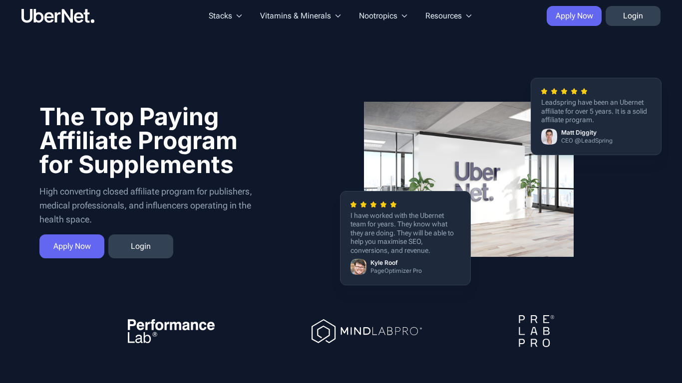 Programma di Affiliazione UberNet