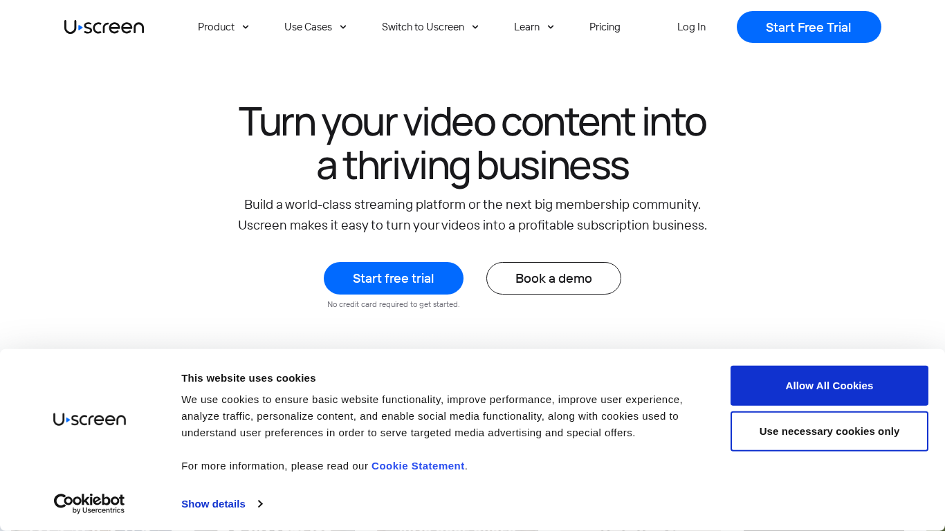 Programma di affiliazione Uscreen
