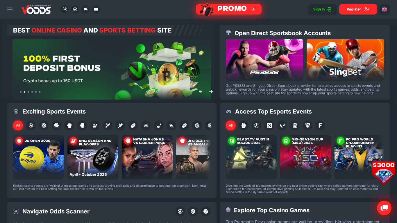 Programma di affiliazione VOdds