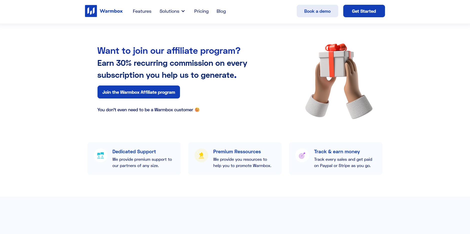 Programma di Affiliazione Warmbox.ai