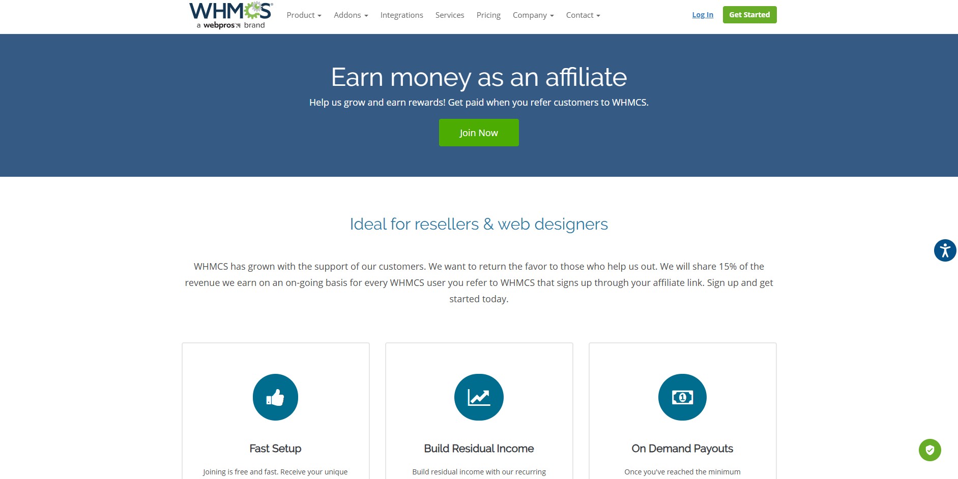 Programma di Affiliazione WHMCS