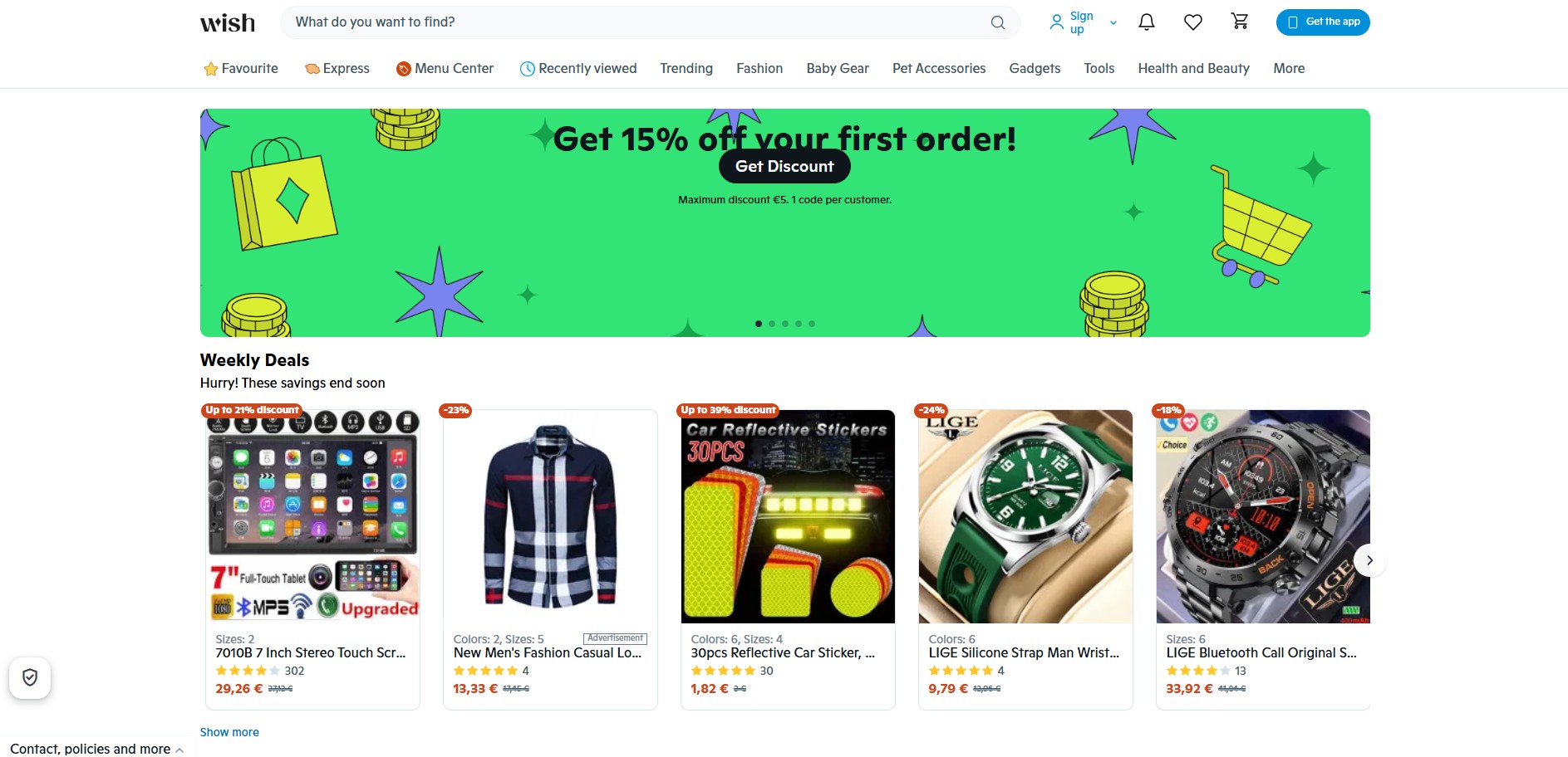 Programma di Affiliazione Wish